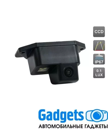 CCD штатная камера заднего вида c динамической разметкой AVS326CPR (059) для MITSUBISHI OUTLANDER (2003-2008)
