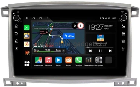 Штатная магнитола Toyota Land Cruiser 100 2002-2007 Canbox M-Line 7805-1098 на Android 10 (4G-SIM, 2/32, DSP, QLed) С крутилками