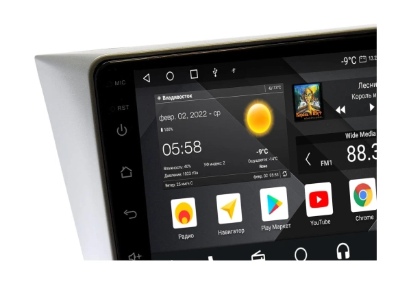 Штатная магнитола Subaru Impreza WRX 2002-2004 Wide Media MT9381QT-2/32