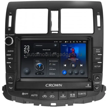 Штатное головное устройство Toyota Crown (S200) 2008-2012 (Для авто c монитором и DVD) Teyes X1 WIFI 2/32 9 дюймов RM-9-5377 на Android 8.1 (DSP, IPS, AHD)