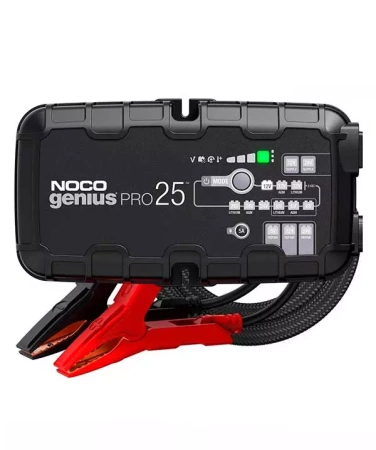 NOCO Genius PRO25 ультрабезопасное интеллектуальное зарядное устройство (6В, 12В и 24В) с силой тока 25 ампер