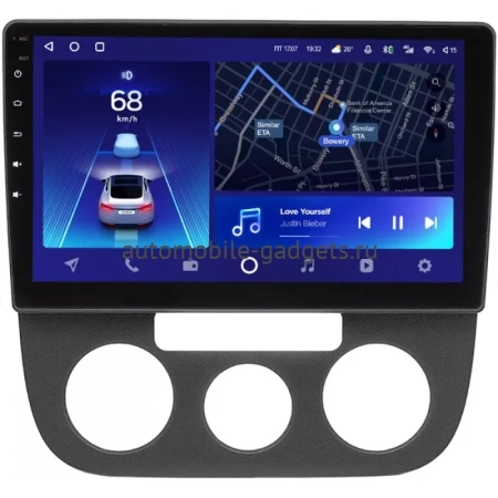 Штатное головное устройство Teyes CC2L PLUS 1/16 10 дюймов RM-10-1307 для Volkswagen Jetta 5 2005-2011 (авто без климат-контроля) на Android 8.1 (DSP, IPS, AHD)