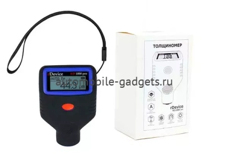 rDevice RD-1000 pro Профессиональный толщиномер c датчиком оцинковки и самокалибровкой