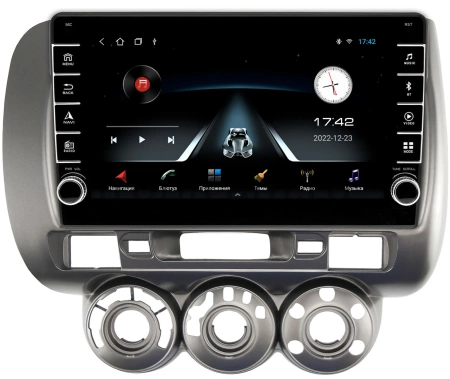 Honda Jazz 2001-2008 (авто без климат-контроля, левый руль) Canbox BGT9-464 2/32 на Android 10.1 (IPS, DSP, CarPlay)