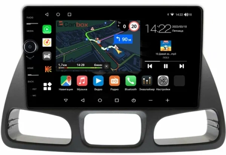 Штатная магнитола Toyota Town Ace Noah 1998-2001 Canbox M-Line 7850-10-0555 на Android 10 (4G-SIM, 2/32, DSP, QLed)