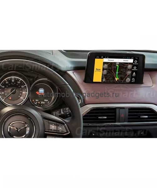 Parafar PFB984 Навигационный блок для Mazda CX-9 2017+ (штатный сенсорный дисплей Mazda Connect) на Android 9.0, 6-ЯДЕР и 3ГБ-32ГБ