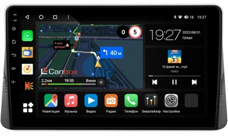 Штатная магнитола Nissan Altima 6 (L34) 2018-2022 (глянцевая) Canbox M-Line 4543-10-2118 на Android 10 (4G-SIM, 2/32, DSP, QLed)