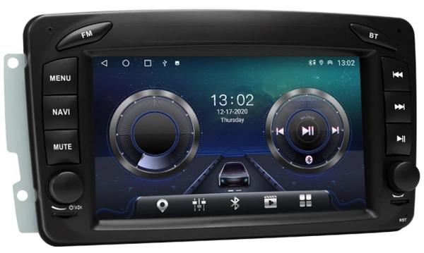 Carmedia MKD-7108-S10 штатная магнитола для Mercedes-Benz C W203, CLK W209, G W463, Vito, Viano W639 на Android 12 с 4GB, DSP, 4G