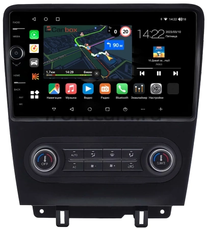 Ford Mustang 5 2009-2014 Canbox M-Line 7850-10-2624 на Android 10 (4G-SIM, 2/32, DSP, QLed)
