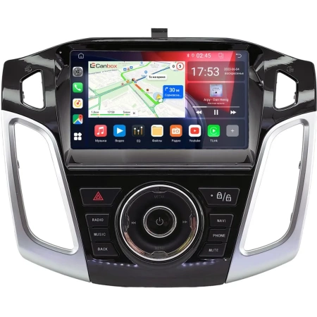 Штатная магнитола Ford Focus 3 2011-2019 (глянцевая, Тип 2) Canbox GT9-2361 2/32 Android 10 (IPS, DSP, CarPlay)
