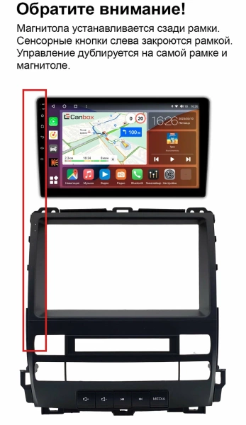 CarMedia SF-9696-1-MKD-9509-2K-12256-D7 штатная магнитола для Toyota Land Cruiser Prado 120, Lexus GX 470 (2002-2009) на Android 13 c 12GB, DSP, 4G