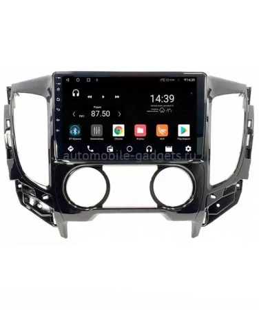 NaviPilot DROID10 ULTRA штатная магнитола для Mitsubishi L200, Fiat FullBack 2015+ на Android 10 с 6Gb, DSP, 4G