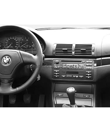 Переходная рамка AVIS Electronics AVS500FR (005) для BMW 3 (E46 в комплектации без штатной навигационной системы), 1DIN