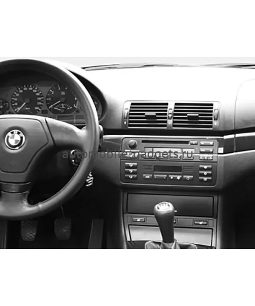 Переходная рамка AVIS Electronics AVS500FR (005) для BMW 3 (E46 в комплектации без штатной навигационной системы), 1DIN