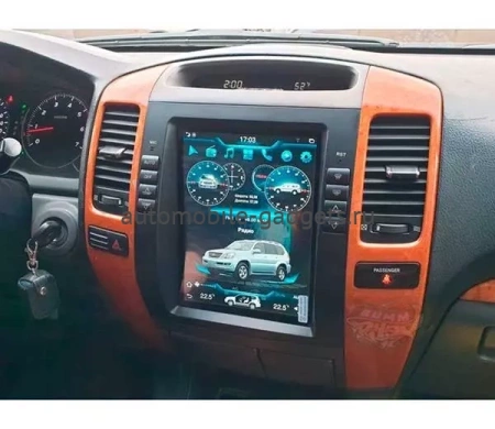 Carmedia ZF-1116L-GE ("Тесла-стиль") штатная магнитола для Toyota LC Prado 120, Lexus GX 470 (2002-2009) на Android 13 c 8GB, DSP, 4G