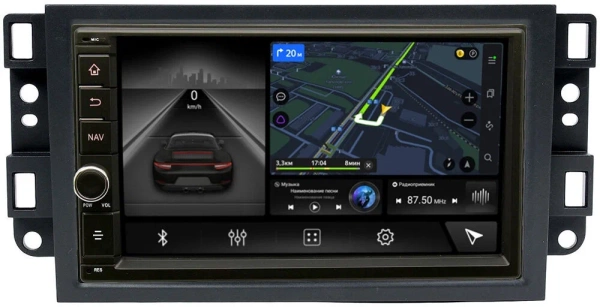 Магнитола в штатное место 2 din Daewoo Winstorm 2006-2011 Canbox M-Line 5601-RP-CVLV-58 на Android 10 (4G-SIM, 2/32, DSP, IPS) С крутилкой