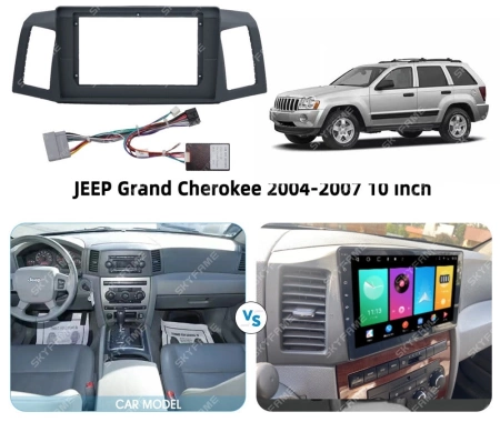 FarCar S500 BM3294M 2K штатная магнитола для Jeep Grand Cherokee 3 WK 2004-2010 на Android 14 c 4Gb, DSP, 4G