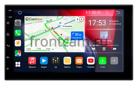 Магнитола 2 din в штатное место Infiniti QX56 2007-2010 7 дюймов Canbox GT7 2/32 на Android 10 (IPS, DSP, CarPlay)