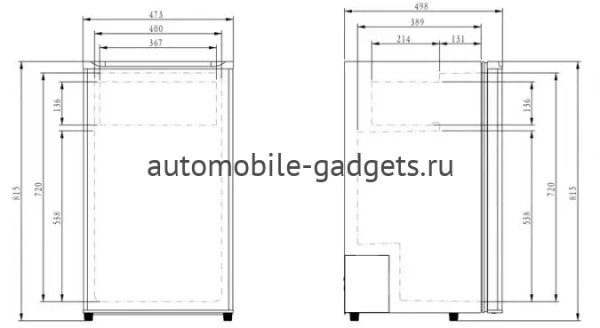 Встраиваемый холодильник Colku DC-110