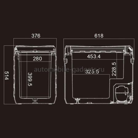 Meyvel AF-F50 Компрессорный автохолодильник