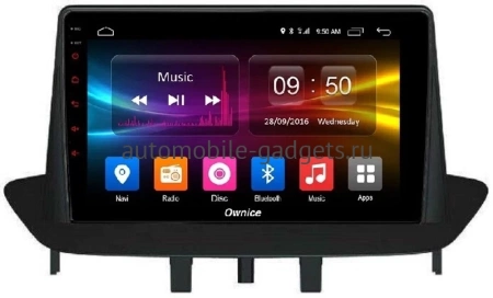 Carmedia SF-9997-L-J Штатная магнитола для Renault Fluence, Megane 3 2008-2017 на Android 10 c 4GB, DSP, 4G