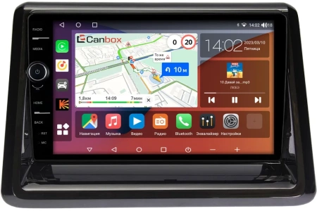 Штатная магнитола Canbox H-Line 7842-9194 для Toyota Esquire, Noah 3 (R80), Voxy 3 (R80) 2014-2022 на Android 10 (4G-SIM, 4/32, DSP, QLed)