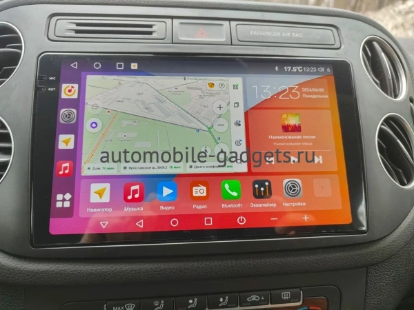 Штатная магнитола Volkswagen Tiguan 2011-2018 Canbox EVO 2K 5815-9-1042 на Android 14 (4G-SIM, 6/128, DSP, QLed, AI, 360)