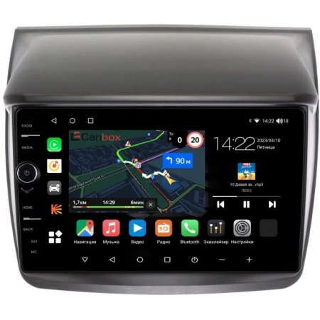 Mitsubishi L200 4, Pajero Sport 2 2008-2016 Canbox M-Line 7841-9057 на Android 10 (4G-SIM, 4/64, DSP, QLed)