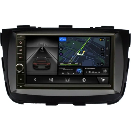 Магнитола в штатное место 2 din Kia Sorento II 2012-2020 Canbox H-Line 5603-RP-KISRE-323 на Android 10 (4G-SIM, 4/64, DSP, IPS) С крутилкой