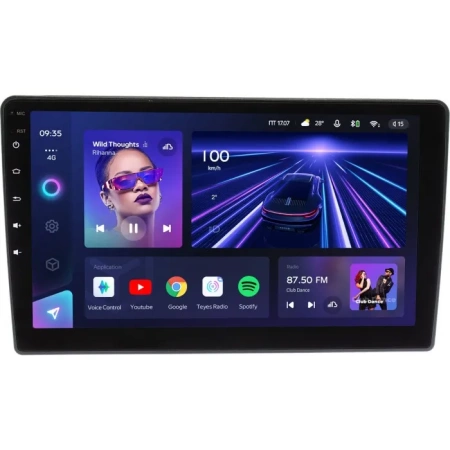 Штатное головное устройство Teyes CC3 4/64 9 дюймов RM-9-1252 для Kia Ceed 2006-2010 (любая комплектация), Ceed 2010-2012 (без автоматического климата) на Android 10 (4G-SIM, DSP, QLed)