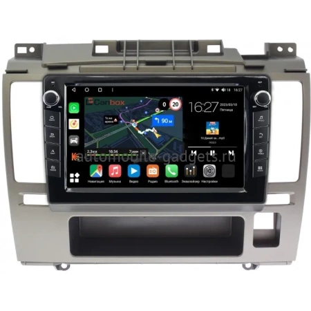 Штатная магнитола Nissan Tiida Latio 2004-2013 (серая, правый руль) Canbox M-Line 7821-9-209 Android 10 (4G-SIM, 2/32, DSP, IPS) С крутилками