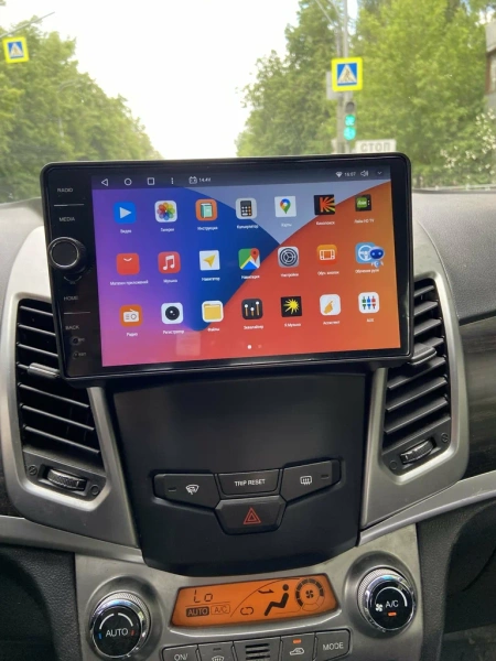 Штатная магнитола SsangYong Actyon 2, Korando 3 2013-2024 Canbox PRO-Line 7875-9183 Android 13 (4G-SIM, 8/256, DSP, QLed)