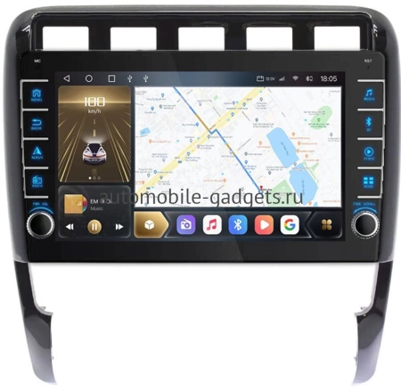 Carmedia SF-9146FW-Q (крутилки) штатная магнитола для Porsche Cayenne (955/957) 2002-2010 на Android 12 c 6GB, DSP, 4G