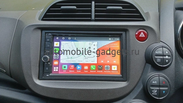 Магнитола в штатное место 2 din Honda Fit 2 2007-2014 (правый руль) Canbox M-Line 5601-RP-HNFT3C-99 на Android 10 (4G-SIM, 2/32, DSP, IPS) С крутилкой