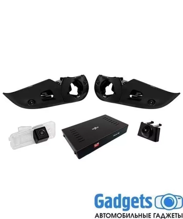 Система кругового обзора Gazer CKR4400-DM для Hyundai SantaFe (DM), внедорожник, 2012+, Hyundai Grand SantaFe (DM), внедорожник, 2013+.