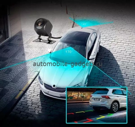 KazEr Avangard Видеорегистратор в зеркале с 2-мя камерами