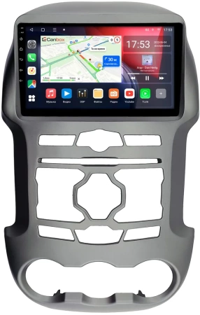 Ford Ranger 3 2011-2015 (серая, с сохранением кнопок) Canbox L-Line 4296-9-2143 на Android 10 (4G-SIM, 6/128, TS18, DSP, QLed)