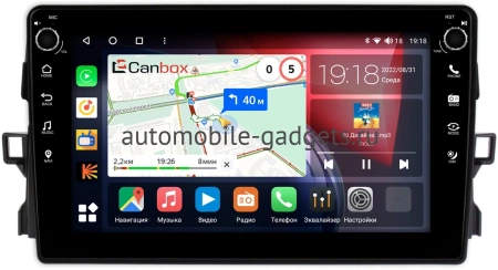 Toyota Auris 2006-2012 Canbox M-Line 7801-9427 на Android 10 (4G-SIM, 2/32, DSP, IPS) С крутилками