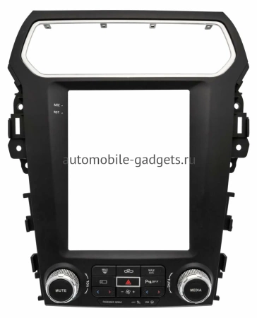 Штатное головное устройство Ford Explorer 5 2010-2019 Canbox PRO-Line (Tesla style) 9.7 дюймов 12/256 7884-1312-281 на Android 13 (4G-SIM, DSP, QLed)