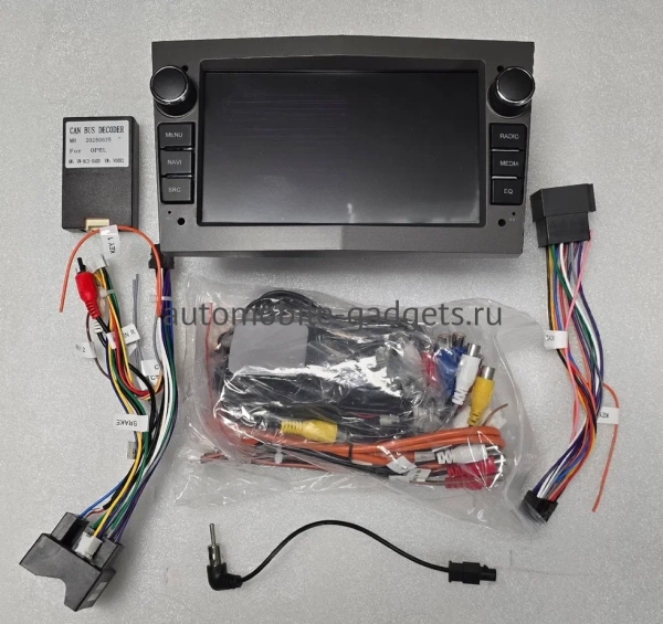 Carmedia MKD-7132G-A7 штатная магнитола для Opel Astra H 2004-2015, Antara, Combo C, Zafira B, Vectra С, Corsa С, Corsa D, Meriva A, Signum, Omega B, Tigra B, Vita C, Vivaro A (серый) на Android 14 c 4GB, DSP, CarPlay, 4G
