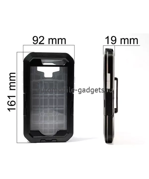 Водонепроницаемый чехол/ держатель для Samsung Galaxy S7/ S6/ S6 EDGE на велосипед и мотоцикл DRC6/7Galaxy (черный)