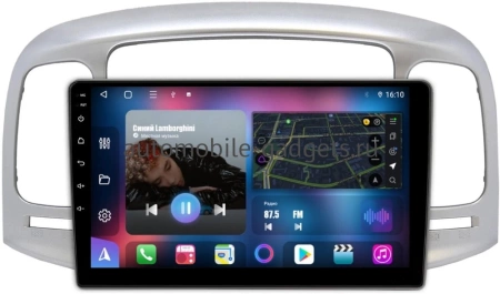 FarCar S500 HL3009M штатная магнитола для Hyundai Accent, Verna 2006-2012 на Android 14 c 4Gb, DSP, 4G