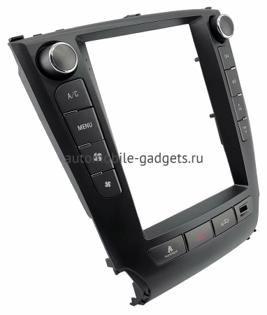 Штатное головное устройство Lexus IS 2 2005-2012 (для авто без NAVI) Canbox M-Line (Tesla style) 9.7 дюймов 2/32 5620-1312-145 на Android 10 (4G-SIM, DSP, QLed)