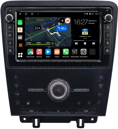 Штатная магнитола Ford Mustang 5 2009-2014 Canbox M-Line 7825-10-0035 на Android 10 (4G-SIM, 2/32, DSP, QLed) С крутилками
