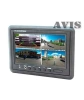 Автомобильный монитор 7" со встроенным квадратором для установки на приборную панель AVS4715BM