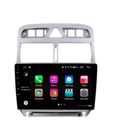 NaviPilot DROID10 ULTRA MAX 360 штатная магнитола для Peugeot 307 (2001-2011) на Android 10 с 8Gb, DSP, 4G