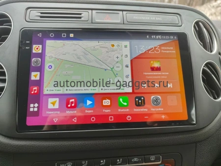 Штатная магнитола Volkswagen Tiguan 2011-2018 Canbox Logic-i3 2K 5735-9-1042 на Android 11 (4G-SIM, 8/256, DSP, 360, QLed)