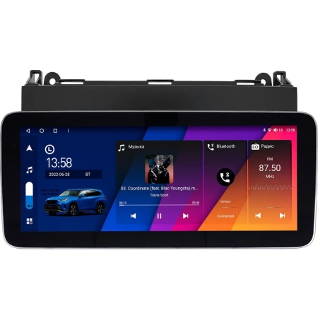 Mercedes A-klasse (W169), B-klasse (W245), Vito 2 (W639), Vito 3 (W447), Viano (W639) 2006-2018 12.3 дюйма Canbox GT1232-0163 на Android 10 (CarPlay, 2/32, DSP, QLed) Mercedes Style