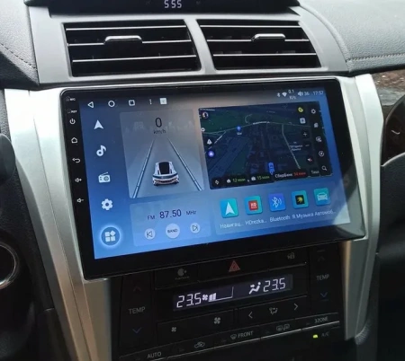 Штатная магнитола Toyota Camry XV55 2014-2018 (для авто с камерой, JBL) Canbox H-Line 4198-10-0027 на Android 10 (4G-SIM, 8/128, DSP, QLed)