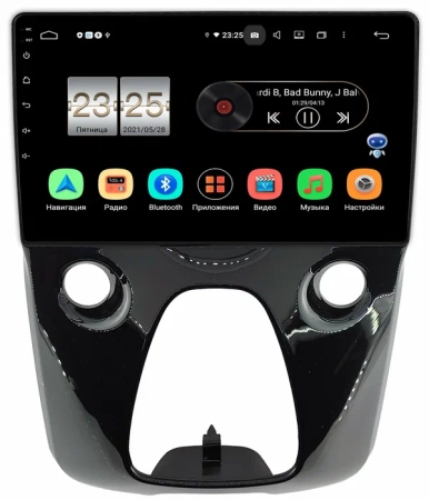 Штатная магнитола Peugeot 108 2014-2021 OEM PX610-1458 на Android 10 (4/64, DSP, IPS)